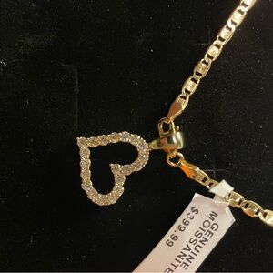 Gold Heart Pendant Necklace